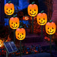 Halloween Pumpa Trädgårdssolcellslampa på Spett