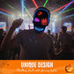 Halloween LED-döskallemask
