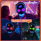 Halloween LED-döskallemask