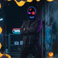 Halloween LED-döskallemask