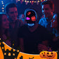 Halloween LED-döskallemask