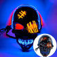 Halloween LED-döskallemask