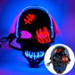 Halloween LED-döskallemask