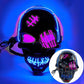 Halloween LED-döskallemask