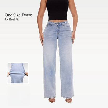 Baggy jeans med låg midja Högkvalitativa jeans