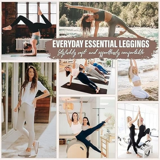 Träningsleggings med hög midja och magkontroll