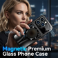 📱49% OFF NOW!🧲 Magnetic Tempered Glass Phone Case – Shockproof & MagSafe Compatible – Premium Protective Cover ✨