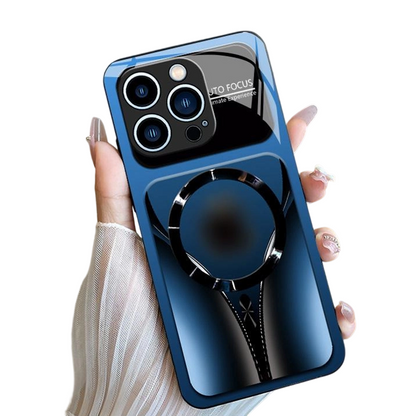 📱49% OFF NOW!🧲 Magnetic Tempered Glass Phone Case – Shockproof & MagSafe Compatible – Premium Protective Cover ✨