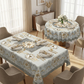 🎉 LIMITED TIME 50% OFF! 🌸 Elegant Waterproof Embossed Floral Tablecloth – Oil-Proof, Durable Polyester & Easy Clean for Dining ✨