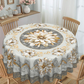 🎉 LIMITED TIME 50% OFF! 🌸 Elegant Waterproof Embossed Floral Tablecloth – Oil-Proof, Durable Polyester & Easy Clean for Dining ✨