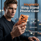 Minimalist Phone Case with Rotating Ring Stand