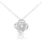 🎁Perfekt Alla hjärtans dag present 🎁Sterling Silver Halsband - Med Real Rose - Till Min Kärlek （Fri frakt）